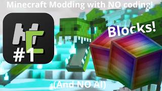 How To Make a Minecraft Mod with NO Coding! MCreator #1