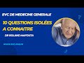 Evcpae 10 questions isoles de mdecine gnrale et griatrie