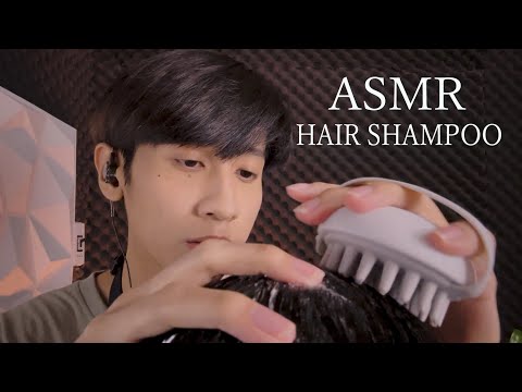 ASMR  Hair Shampoo and Scalp Massage  สระผมนวดหัวหลับชัวร์ ( Roleplay  ) ไทย