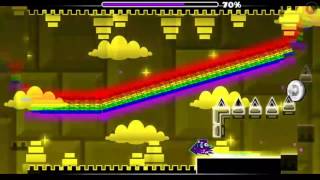 Geometry Dash: Rainbow Adventure by True chaos  (All Coins) screenshot 3