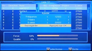 Décodeur SAT COM - Comment configurer le nouveau Transpondeur de la RTVC