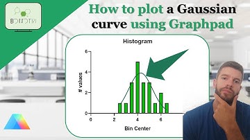 How to overlap a Gaussian curve on a Histogram using Graphpad Prism #gaussian #curve #histogram