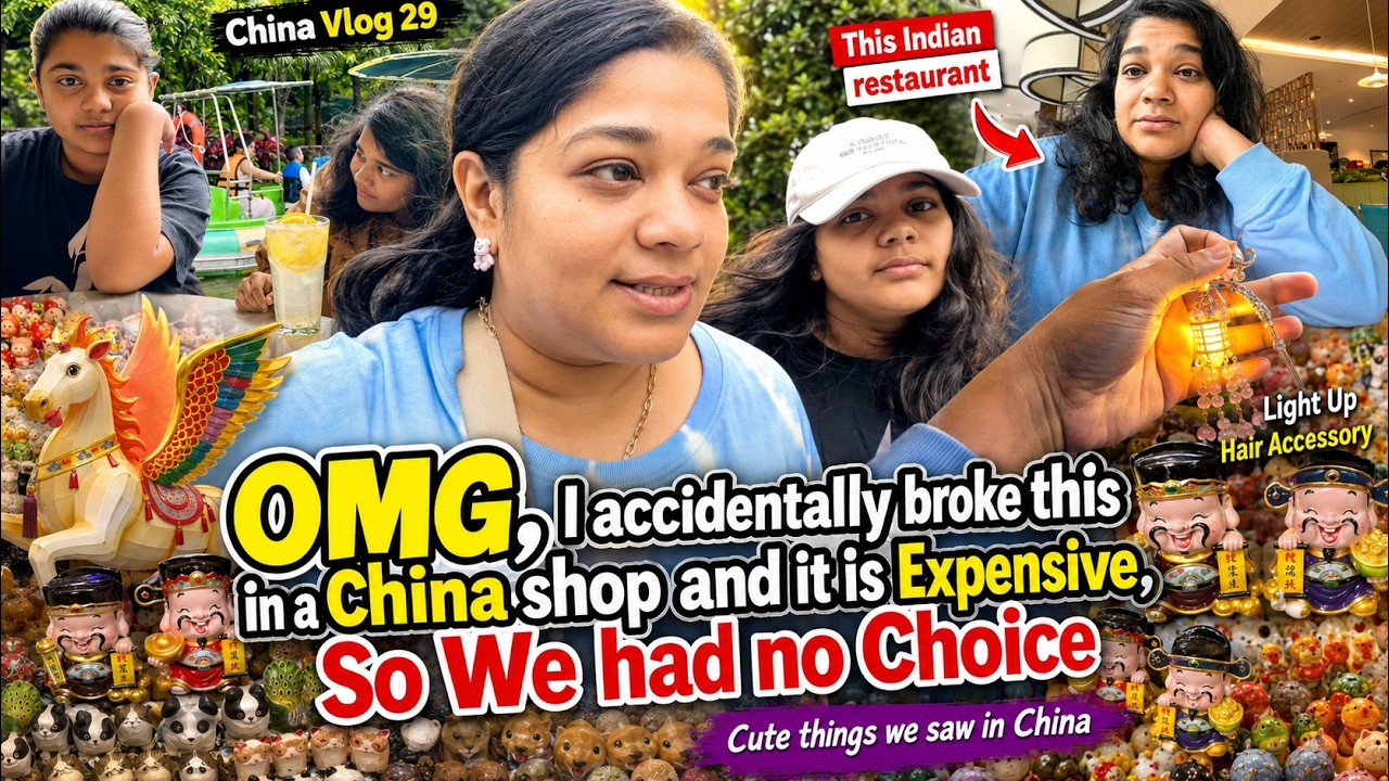 China Vlog 29 - I Broke this Expensive Item in China Shop, Full Day Exploring Guangzhou