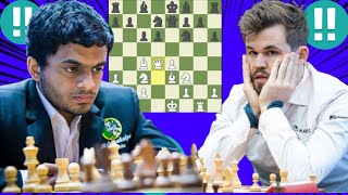 2927 Elo chess game | Magnus Carlsen vs Nihal Sarin