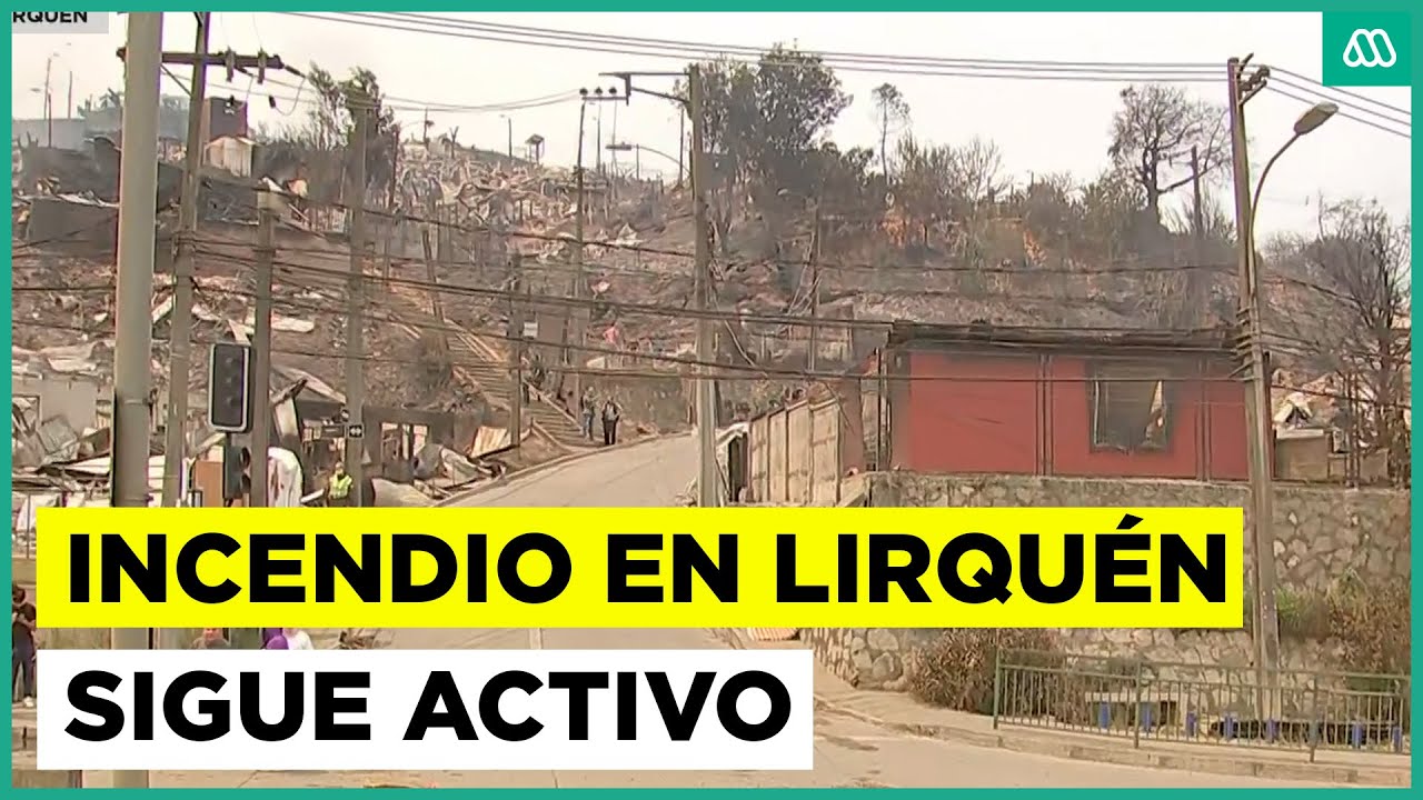 Llamas continúan sin ser controladas en Lirquén: Devastador escenario en el lugar