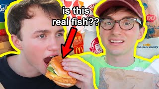 FAST FOOD FISH SANDWICH TASTE TEST