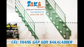 Một chiếc cầu thang xếp gọn SAKALADDER Sáng tạo dành cho không gian hẹp – Sakasmart