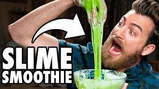 Edible Slime Smoothie Taste Test