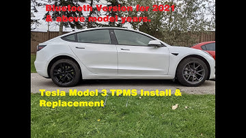 2021 Tesla Model 3 Tire Pressure Monitoring System (TPMS) Installation/replacement