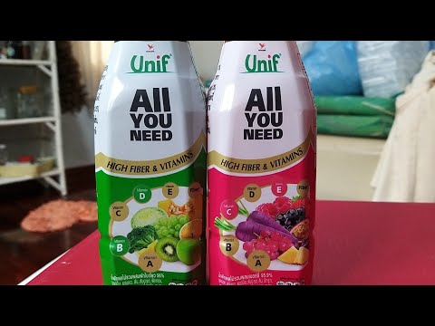รีวิว unif all you need (ยูนิต น้ำผักผลไม้รวม)