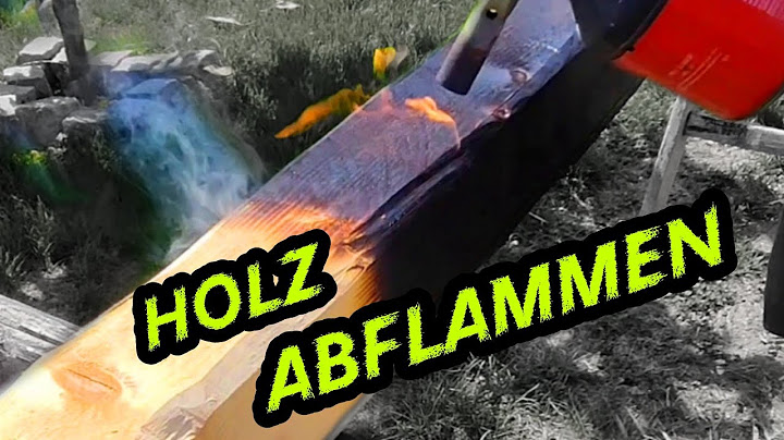 Holz künstlich altern lassen. Schnell und einfach. Holz abflammen und ölen komplett ohne Farbe