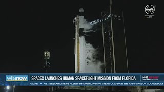 SpaceX launches human spaceflight mission from Florida