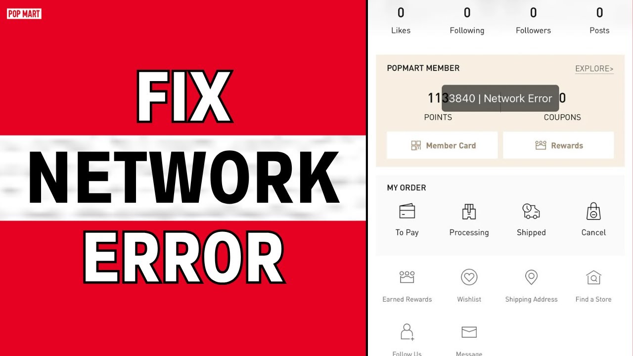 How To Fix Pop Mart App Network Error | Popmart Won't Let Me Proceed To Pay | Popmart Access Denied