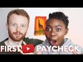 OUR FIRST YOUTUBE PAYCHECK