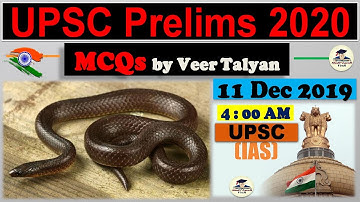 UPSC Prelims 2020 Preparation - 11 December 2019 Daily Current Affairs MCQ for UPSC, IAS, USA