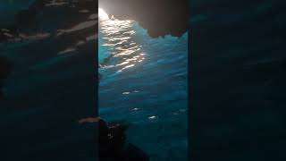 swimming in Blue Cave #swimming #cave #water #travel #adventure #europe #croatia #ocean #nature