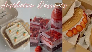 Aesthetic Desserts 🍨| Tiktok Compilation ☁️ | sky_ |