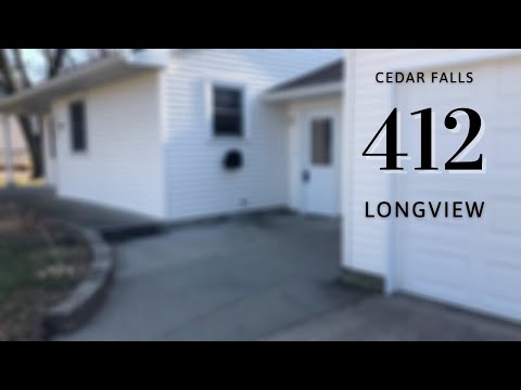 623 Longview, Cedar Falls, IA home video tour