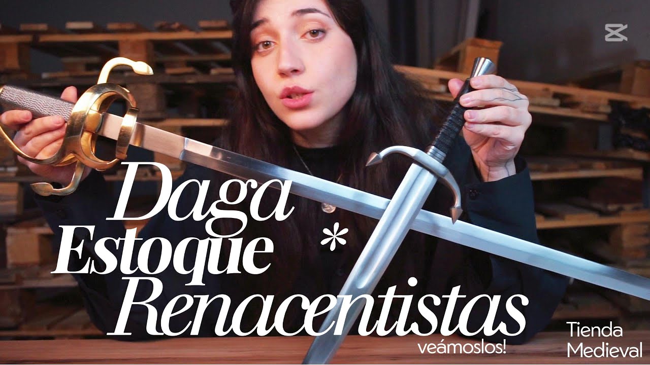 Dos armas renacentistas! Estoque y Daga