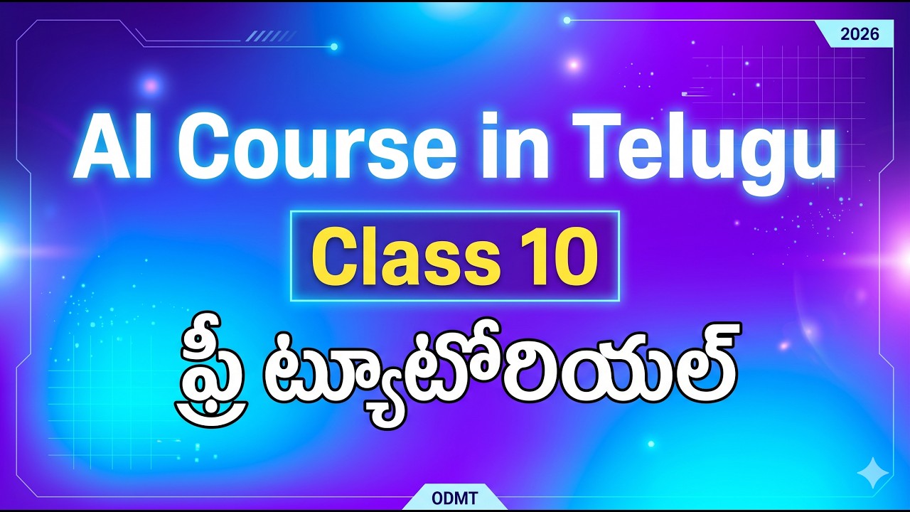 Free AI Masterclass in Telugu: Claude, ChatGPT, and 90+ Tools Unveiled