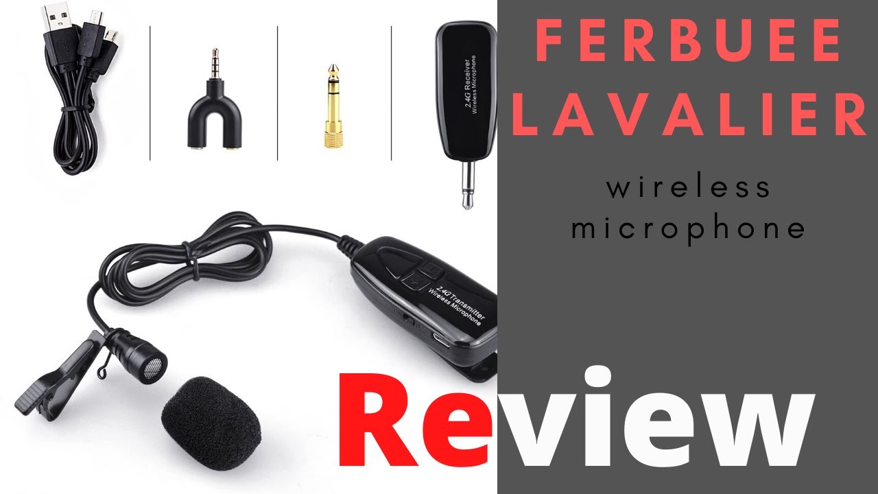 Ferbuee Lavalier Wireless Microphone Review 