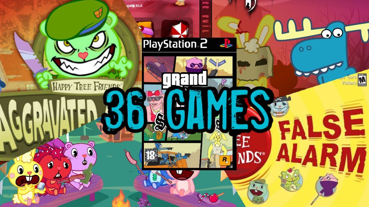 36 Juegos de Happy Tree Friends