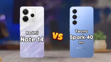Redmi Note 14 vs Tecno Spark 40 Pro : Full Comparison 🔥❓