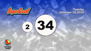 Wisconsin Lottery Evening Draw 12/24/2024