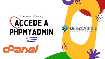 Como acceder a phpmyadmin desde Cpanel o DirectAdmin