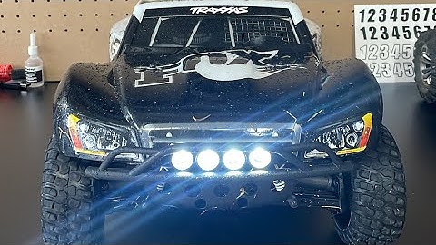 TRAXXAS SLASH 4x4 Led Lights and Bumpers!