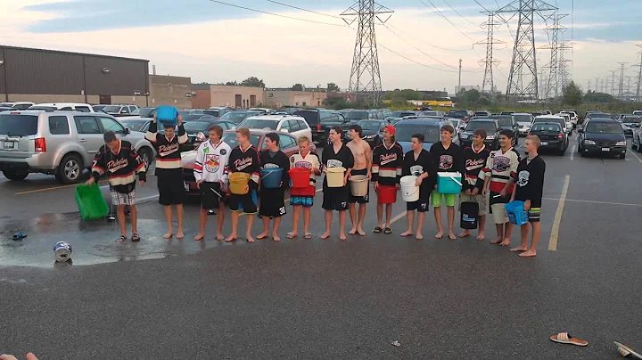 Panthers Minor Midget AA team - ALS ice bucket cha...