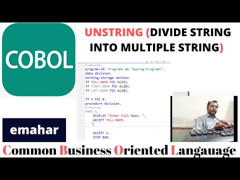 UNSTRING in COBOL | COBOL