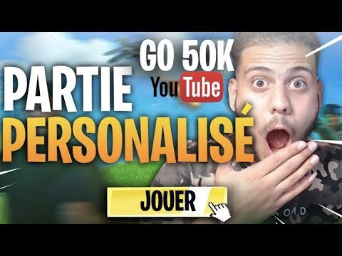 partie perso on fait les 50 000 abonnees aujourd hui live fortnite video onlajn - solary fortnite boutique