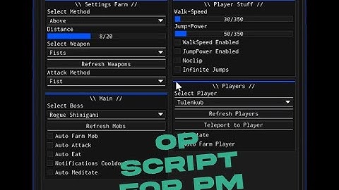 Project Mugetsu Script Op Autofarm Mob Auto Med Kill Player & More