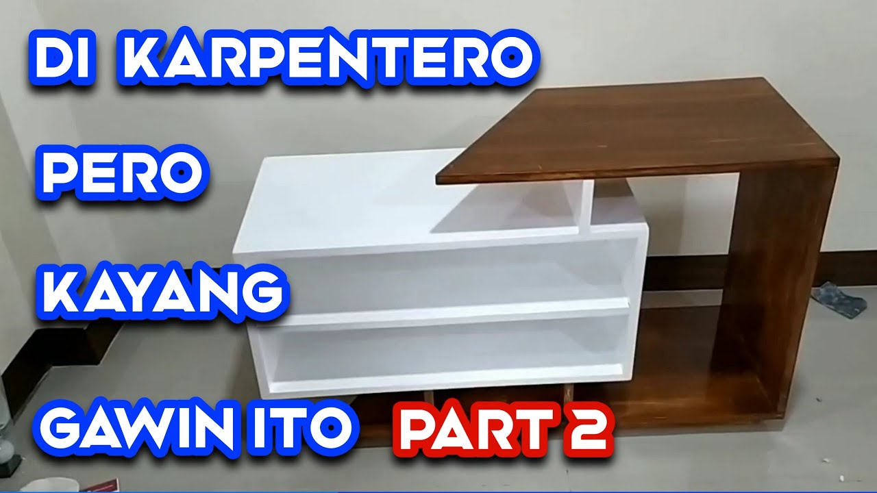 Gumawa ng modern mini console table kahit di karpentero | DIY part 2