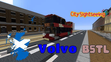 Minecraft Volvo B5TL City Sightseeing Bus Tutorial