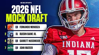 2026 NFL Mock Draft: Browns Take Indiana's Mendoza at No. 1, Titans Grab Rueben Baine Jr. at No. 2