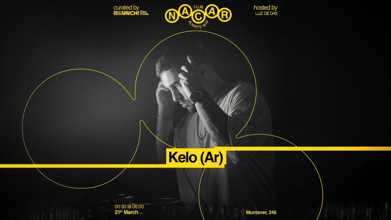 Kelo (Ar) Live at @Nacar Club - Warm up to Mita Gami & Yuveé - Barcelona