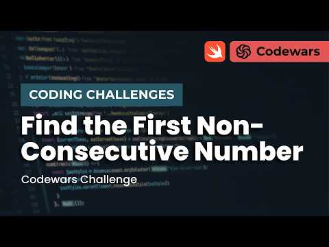Swift Coding Challenges | Codewars - Find the first non-consecutive number [ENGLISH]