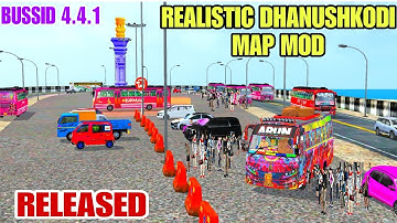 BUSSID 4.4.1 TAMILNADU DHANUSHKODI KAART MOD VRIJGEGEVEN | BUS SIMULATOR INDONESIË 4.4.1