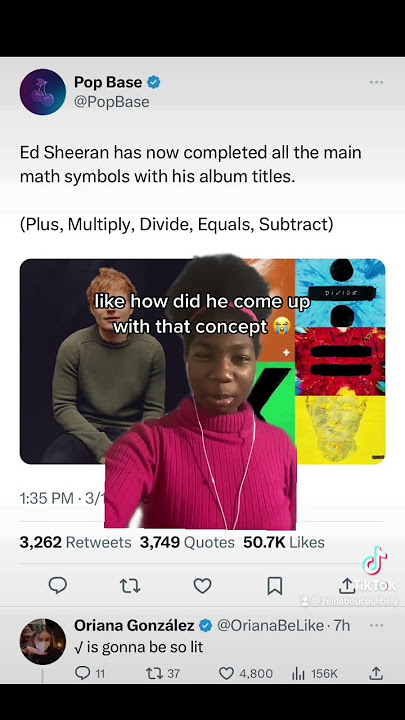 Ed Sheeran’s album names 😭 #edsheeran #edsheeransinger #edsheeranalbum #albums #math #subtract