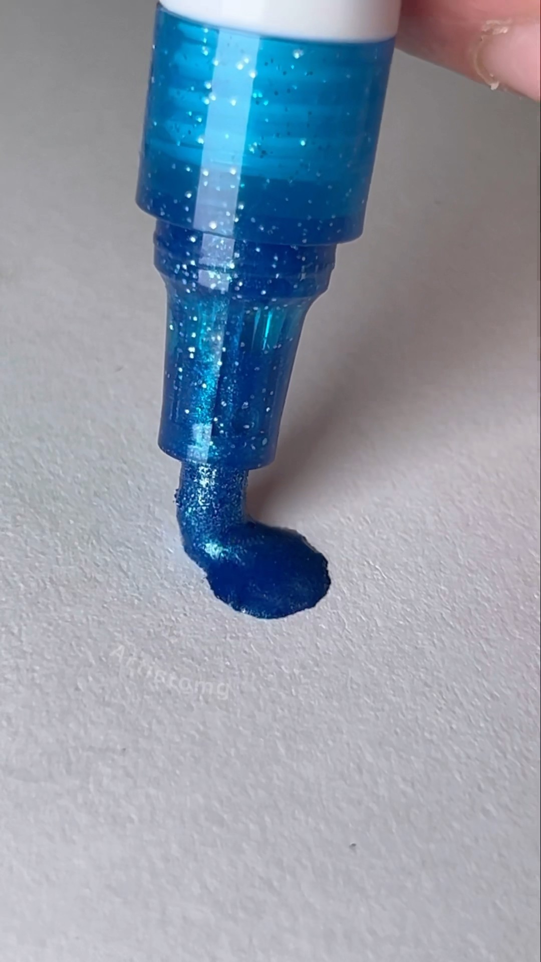 The Blue Bright Marker! ?✨? #asmr #art #artsupplies