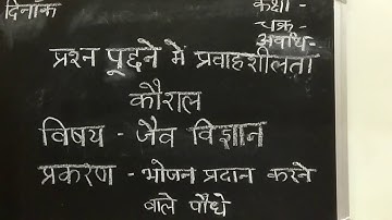 Skill of Fluency in asking question