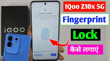 Iqoo z10x 5g fingerprint setting / iqoo z10x me fingerprint lock kaise lagaye