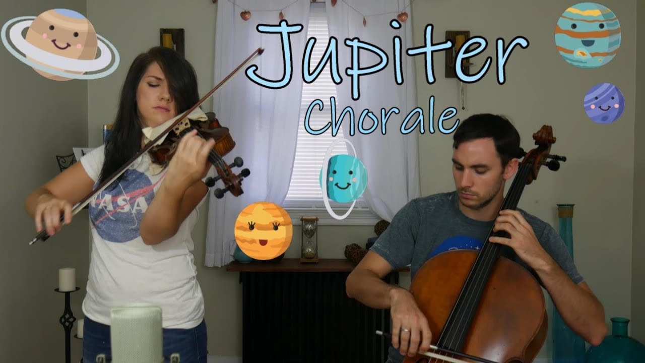 Holst's Jupiter Chorale for Violin & Cello Live | Duo.Hansen