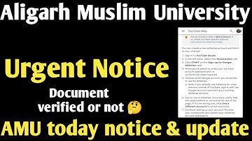AMU admission notice 2022 AMU 11th BA BSC bcom BALLB BTech all course