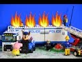 Fireman Sam Paw Patrol Lego Police Van Fire Snowy Day Nickoldeon Animation