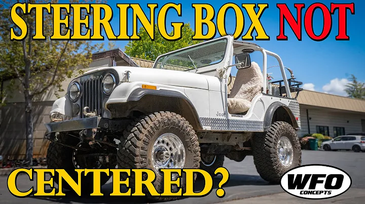 How to Center The Steering Box and Steering wheel on a Jeep CJ