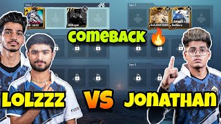 LoLzZz Gaming vs Jonathan Gaming 🔥 | 2v2 TDM | Zgod | Gaming Guru | Jonathan