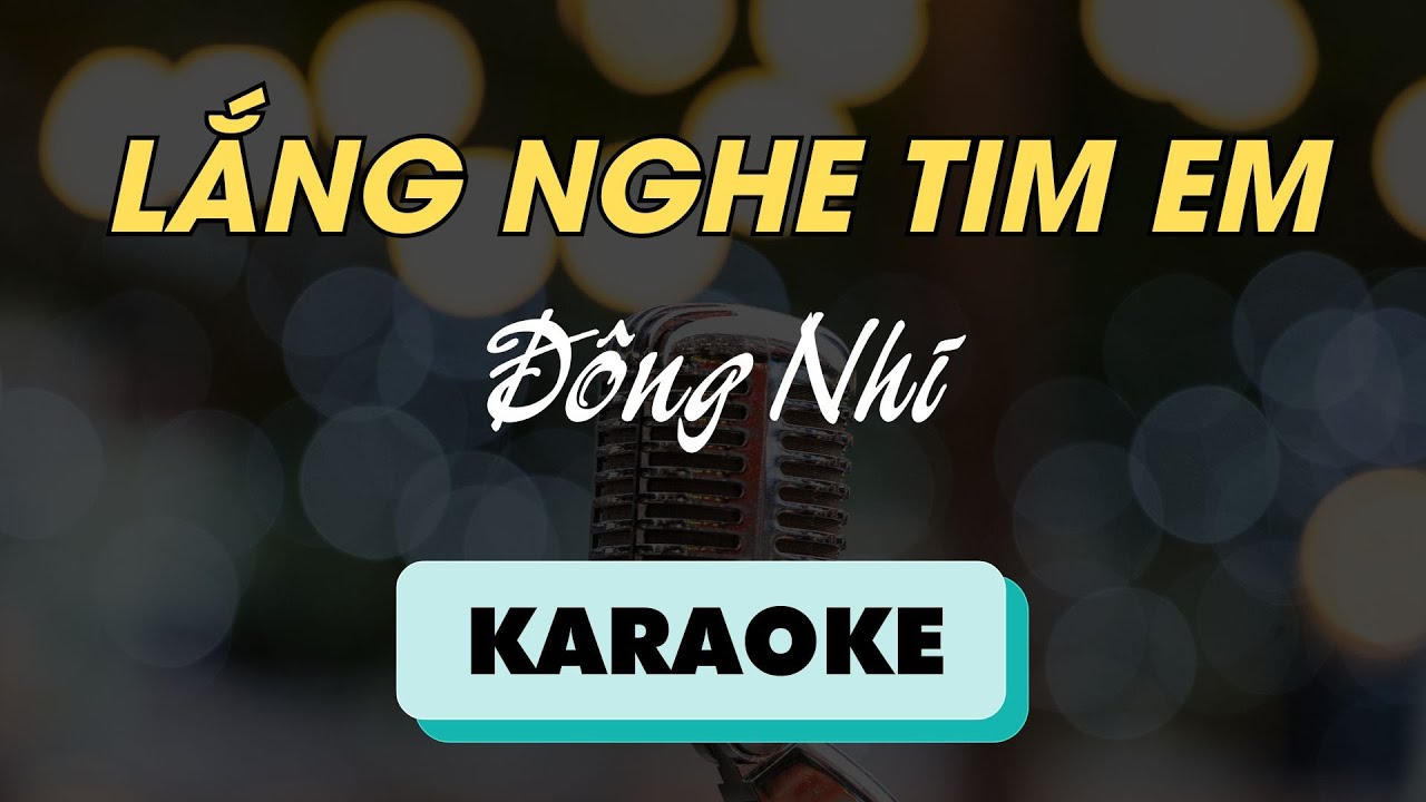 [KARAOKE] Lắng Nghe Tim Em - Đông Nhi (beat chuẩn)  | Mario Karaoke